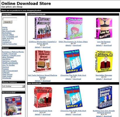 Product picture Paypal Digital Download Store